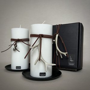 Ljuspaket, blockljus Cylinder Ø67mm med fat x2