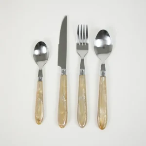 Bestickset Lykke pärlemor, 24 delar