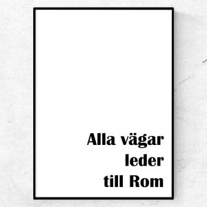 Alla vägar leder till Rom
