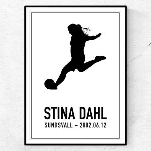 Jag är fotbollsspelare, tjej