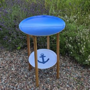 Benstativ 45cm Ek, till en eller två brickor 45cm och 31cm