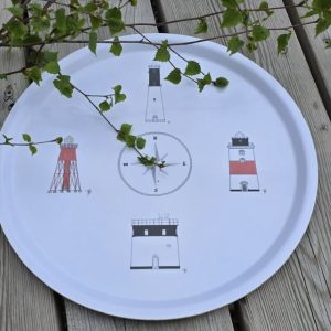 Bricka ”Norrtälje Skärgård” 38cm Sundboden Design