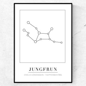 Jungfrun stjärntecken med namn