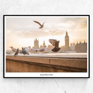 Long-haul flight to London