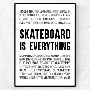 Skateboard is everything