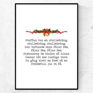 Staffan var en stalledräng