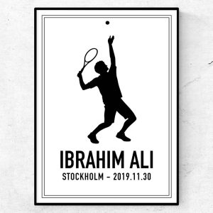 Jag är tennisspelare, kille