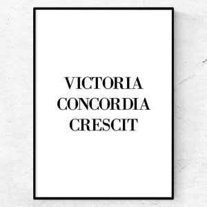 Victoria concordia crescit